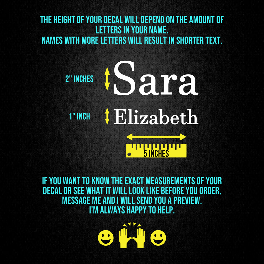 Custom Graffiti Name Sticker [Die-Cut Vinyl Decal]