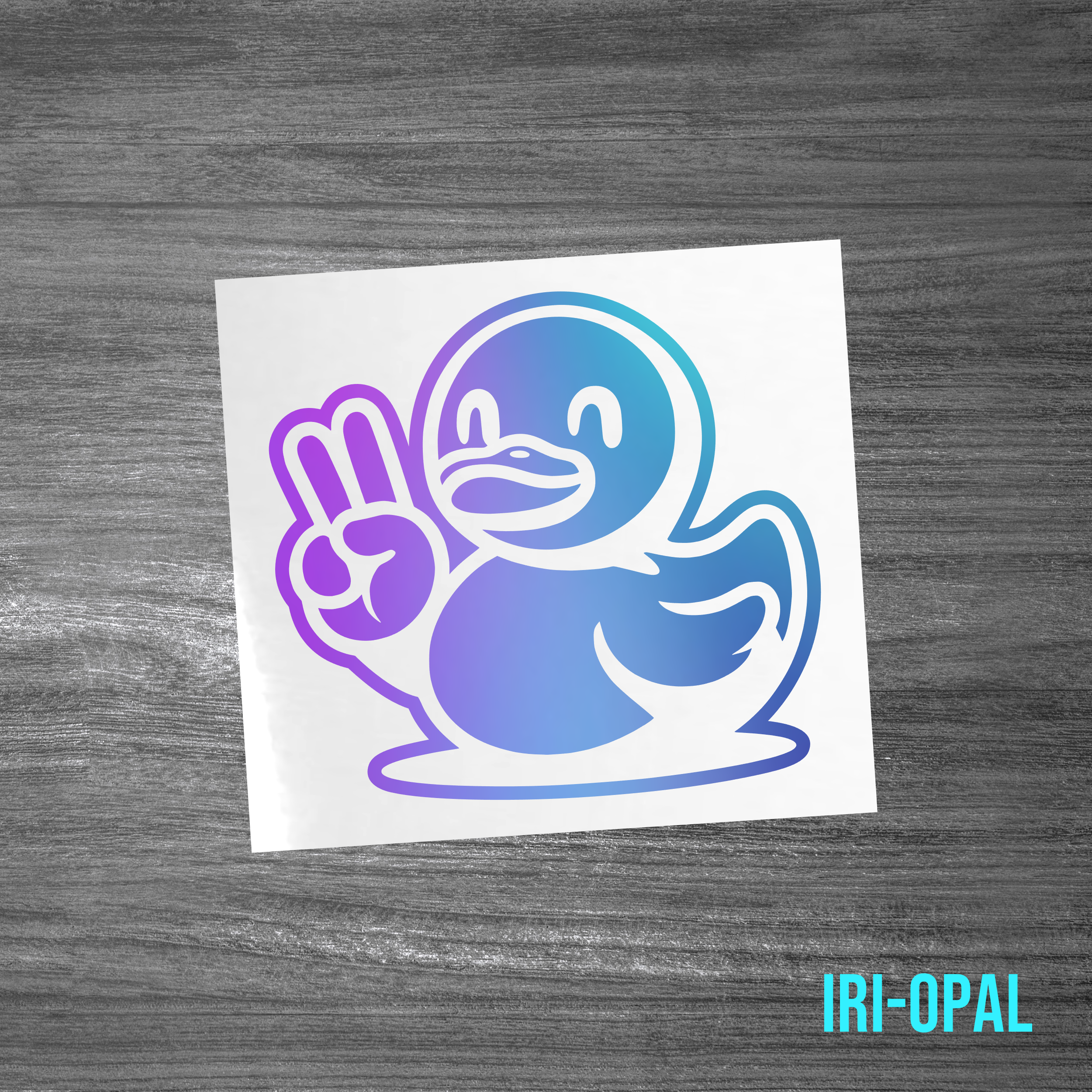 Deuces Duck Sticker [Die-Cut Vinyl Decal]