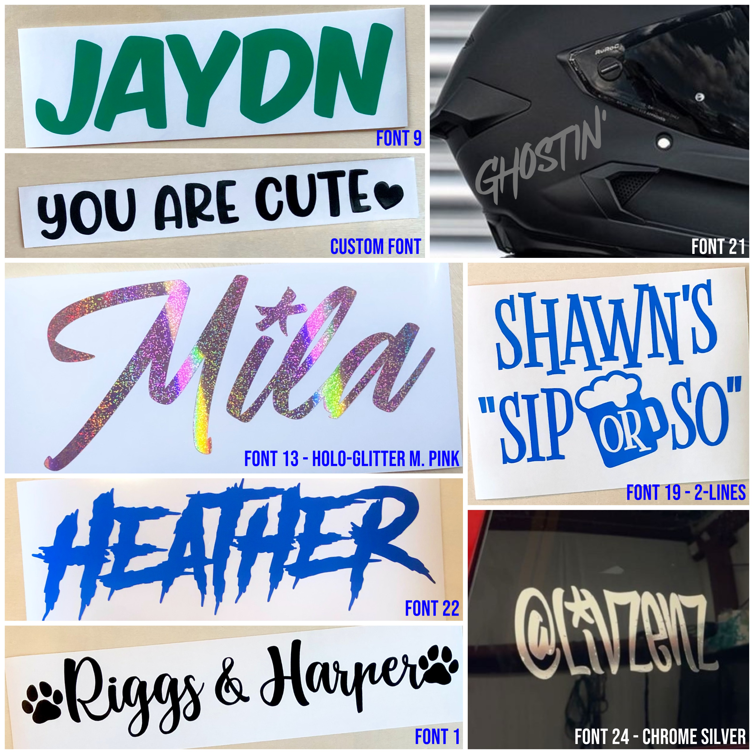 Custom Vinyl Sticker [Die-Cut Vinyl Decal]