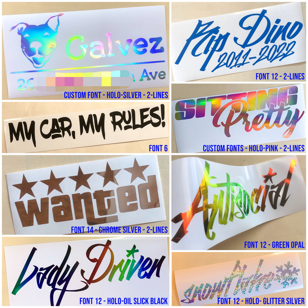 Custom Vinyl Sticker [Die-Cut Vinyl Decal]