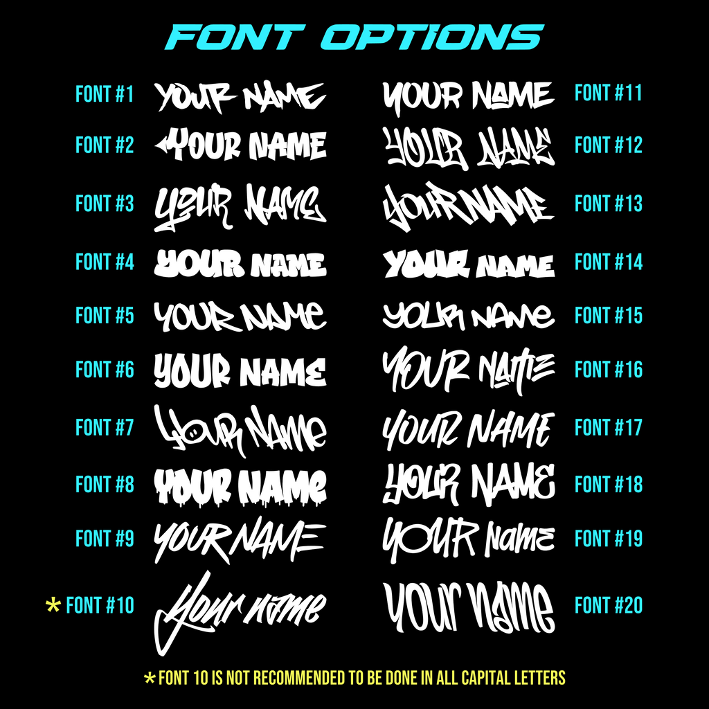 Custom Graffiti Name Sticker [Die-Cut Vinyl Decal]