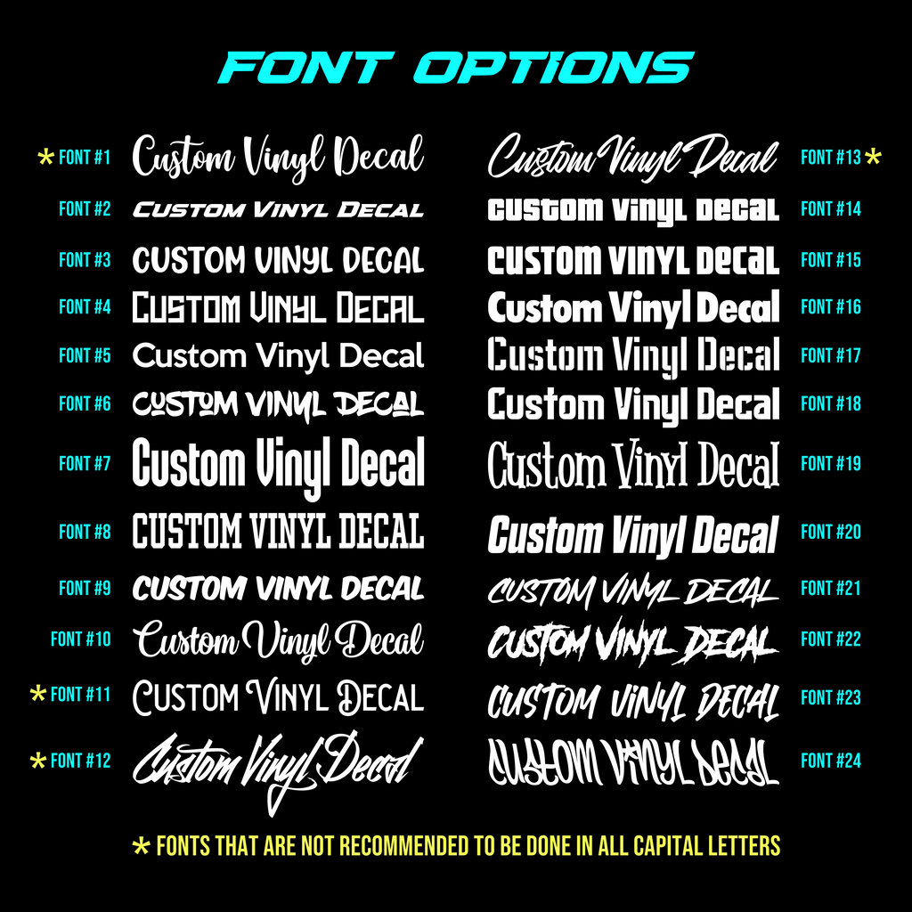 Custom Vinyl Sticker [Die-Cut Vinyl Decal]