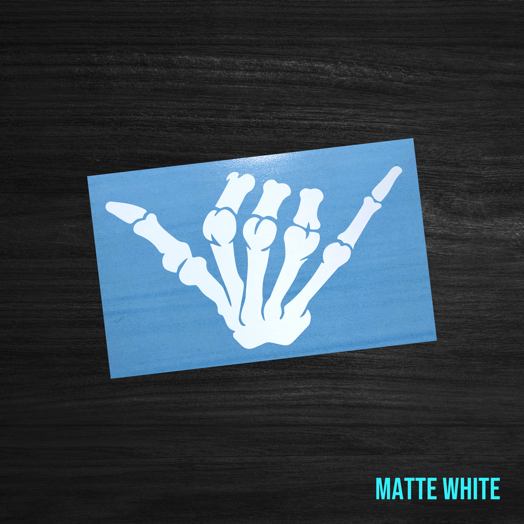 Shaka Skeleton Hand Sticker [Die-Cut Vinyl Decal]