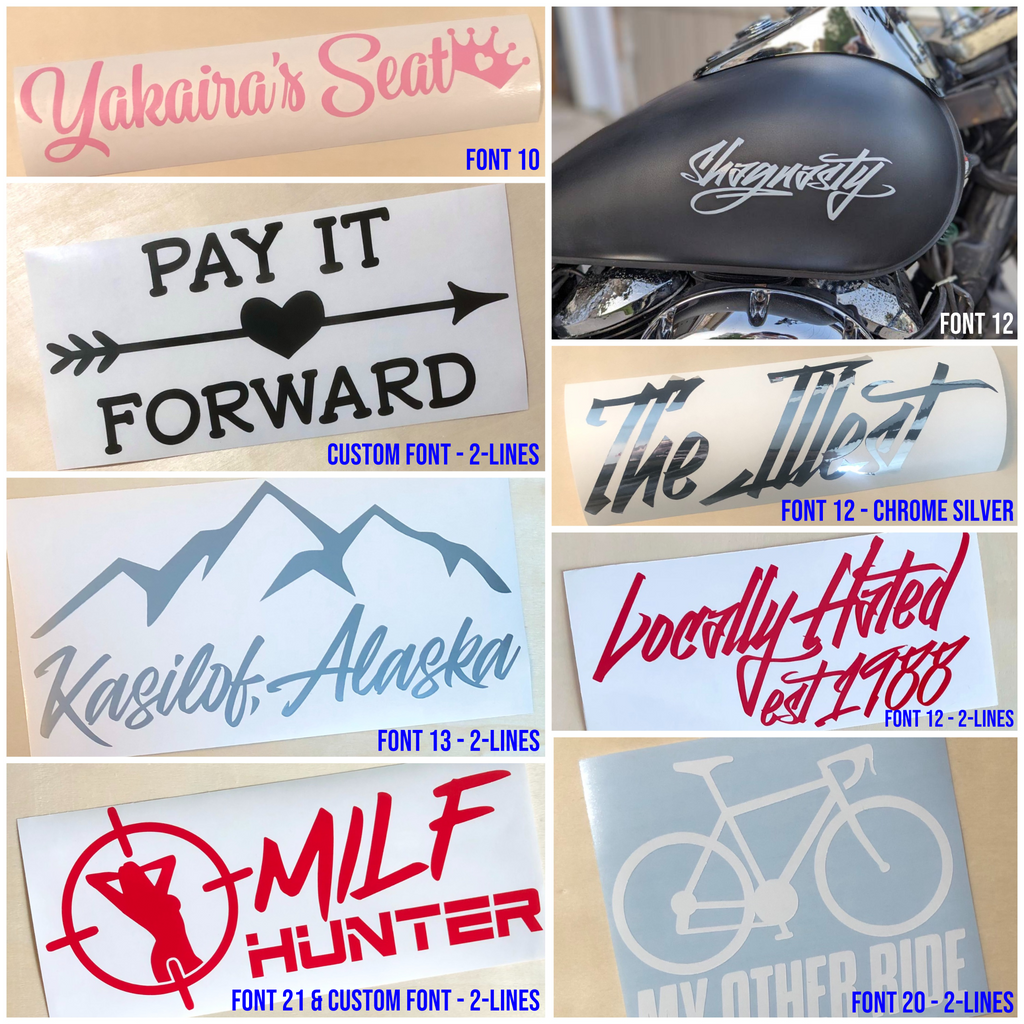 Custom Vinyl Sticker [Die-Cut Vinyl Decal]