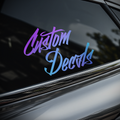 Custom Vinyl Sticker [Die-Cut Vinyl Decal]