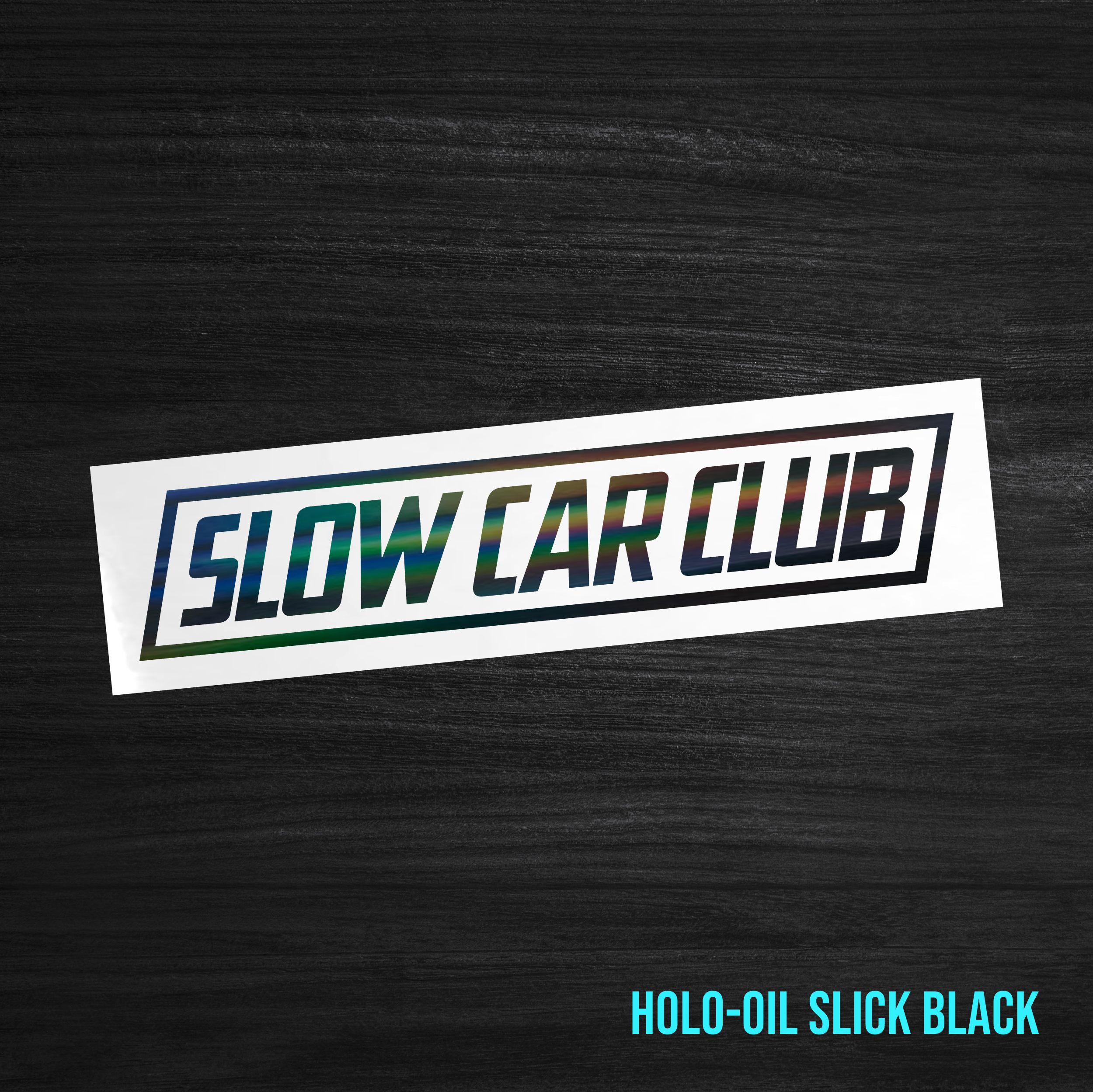 Slow Car Club Sticker [Die-Cut Vinyl Decal]