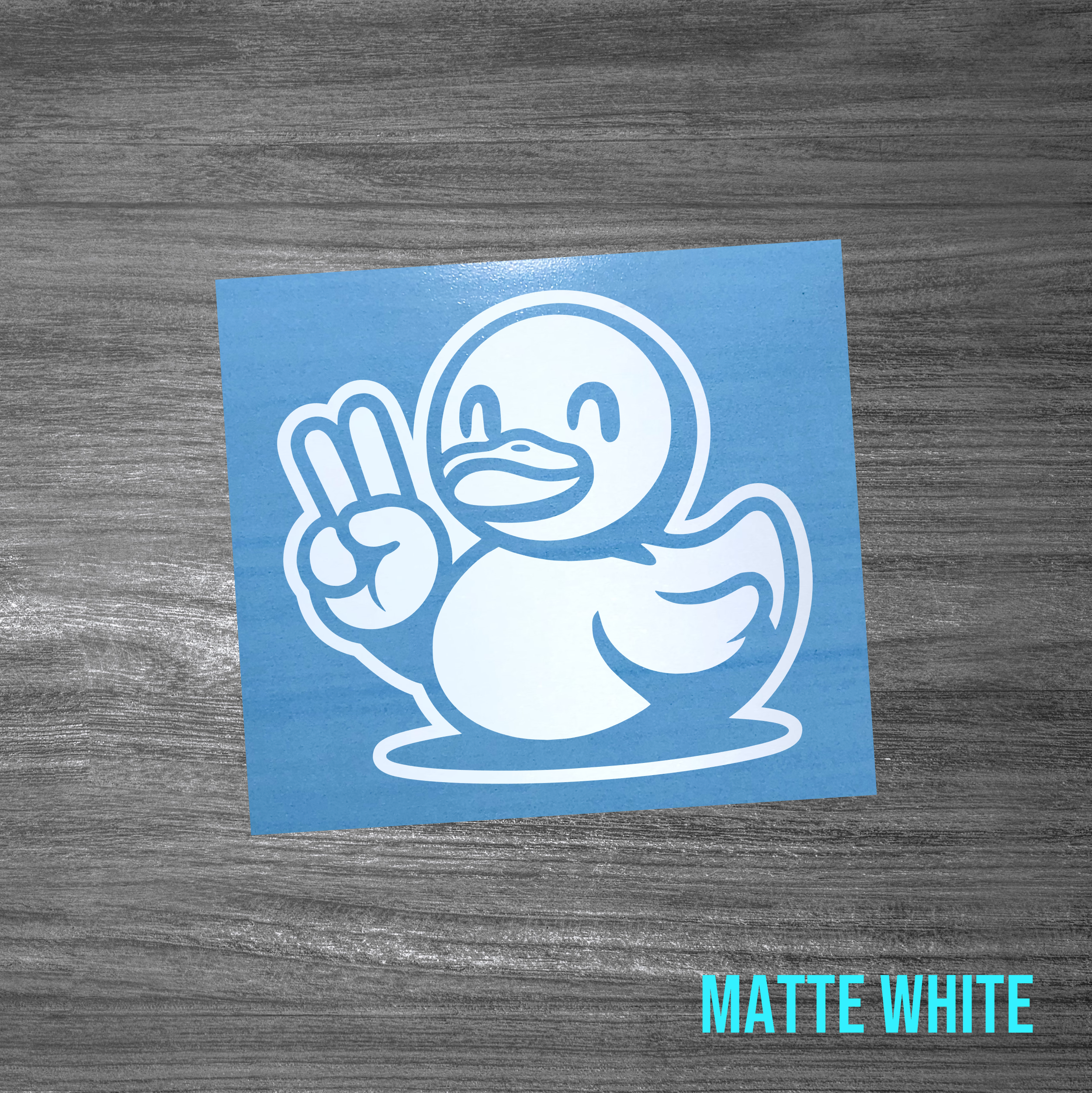 Deuces Duck Sticker [Die-Cut Vinyl Decal]