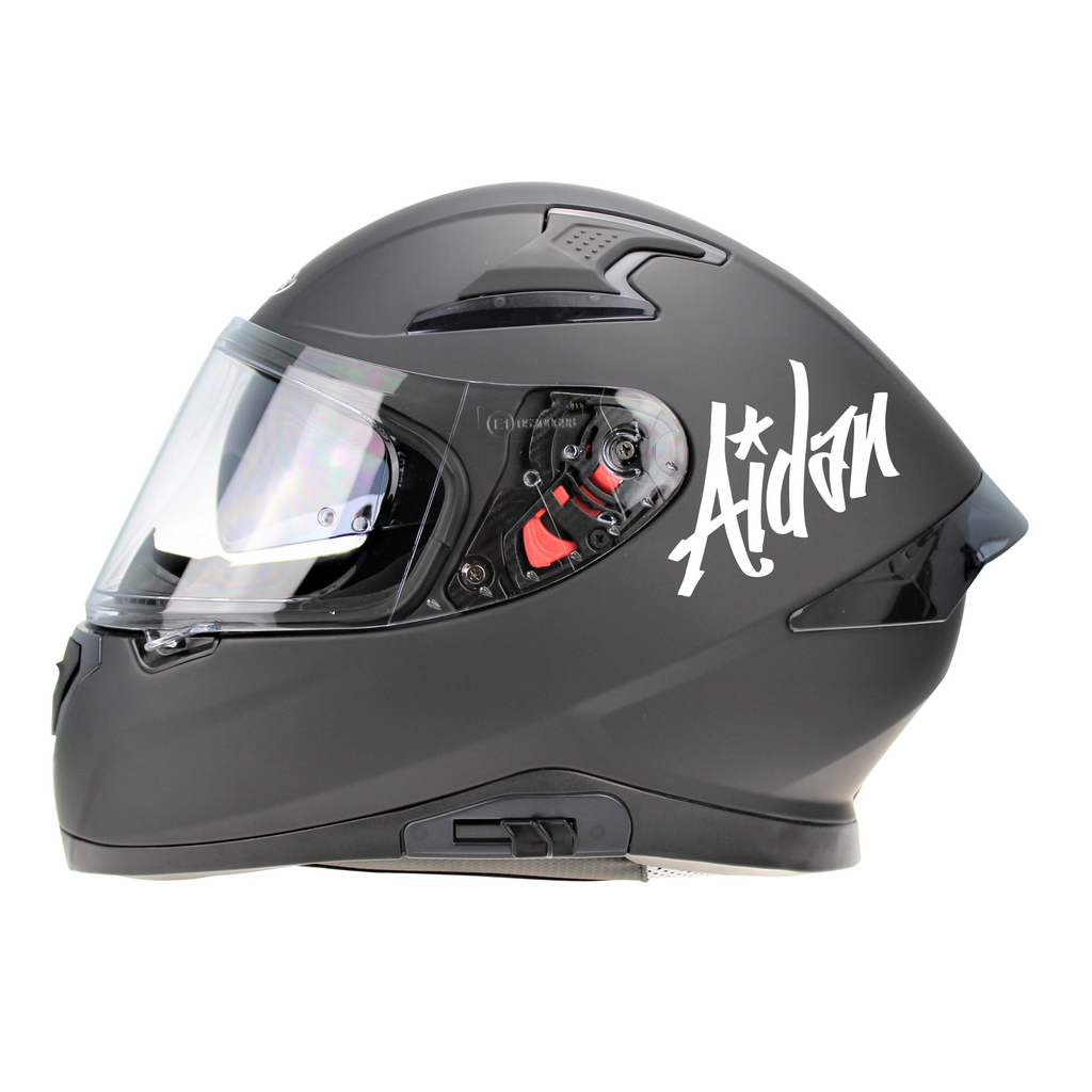 Custom Name Helmet Sticker [Die-Cut Vinyl Decal]